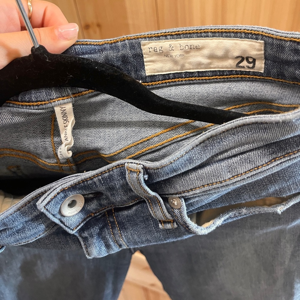 Rag & Bone High Waist Skinny Jeans